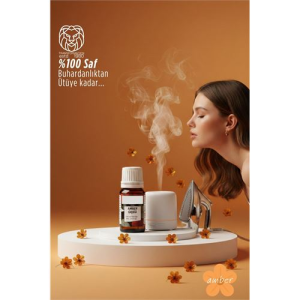 %100 Saf Amber Çiçeği Esansı - Ütü Buhardanlık ve Koku Makineleri İçin 10 ml