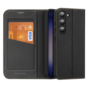 Dux Ducis SM Galaxy S23 Plus Kılıf Skin X2 Series Magnetic PU Deri Manyetik Kapaklı Kılıf-(5775)