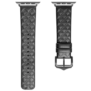 Dux Ducis Apple Watch 42/44/45MM için Enland Serisi Premium Deri Kayış Kordon-(5775)