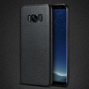 Ally SM Galaxy S8 Deri Dokulu Premium Soft Silikon Kılıf-(5775)