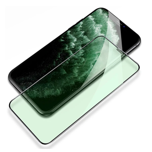 ALLY İPhone 11 Pro Max Anti -Blue Green Light Göz Korumalı Tempered Full Ekran Koruyucu-(5775)