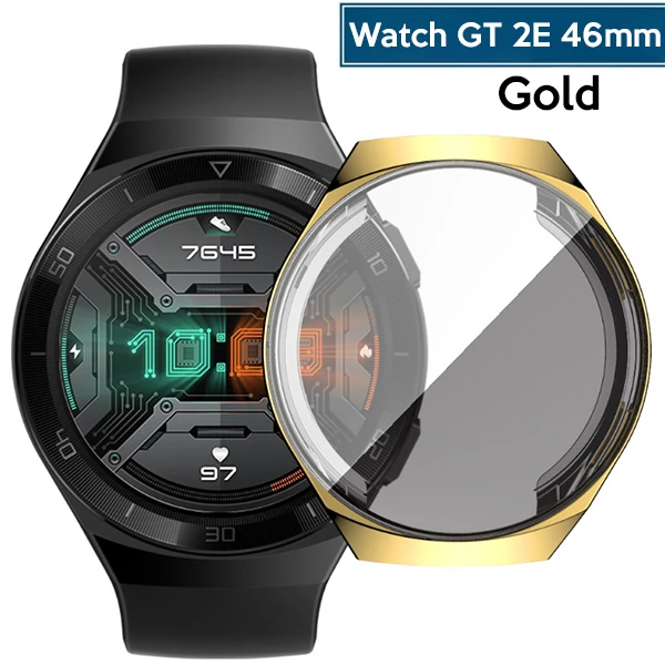 Ally Huawei Watch GT2E 46mm 360 Koruma Ultra İnce Silikon Kılıf-(5775)