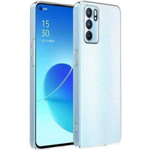 Ally OPPO Reno6 Z Kılıf Kamera Korumalı Ultra İnce Şeffaf Silikon Kılıf-(5775)