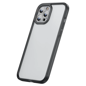 Baseus iPhone 12 Pro Max Kamera Lens Koruyuculu Frame Kılıf-(5775)