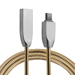 Ally Usb Type-C Zinc Alloy Dayanıklı 24 A Metal Usb Kablo-(5775)