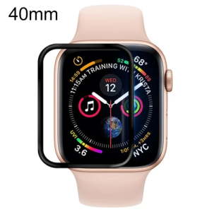 Ally Apple Watch 5-4 40mm 3D PMMA Kavisli Full Cam Ekran Koruyucu-(5775)