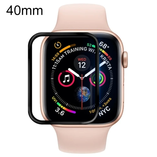 Ally Apple Watch 5-4 40mm 3D PMMA Kavisli Full Cam Ekran Koruyucu-(5775)