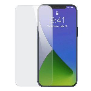 Baseus İPhone 12 Mini 5.4 0.3mm Ful Tempered Cam Ekran Koruyucu 2 Adet Set-(5775)