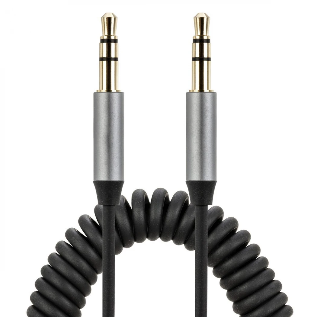 Griffin Spiral Araç Ses Aktarım Kablosu Aux Kablo 2/3mm-(5775)
