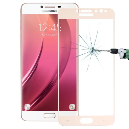 SM Galaxy C8 J7+ Plus 3D Full Kaplama Kırılmaz Cam Ekran Koruyucu-(5775)