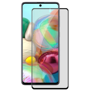 ALLY SM Galaxy A71 3D Full Privacy Gizlilik Tempered Cam Ekran Koruyucu-(5775)