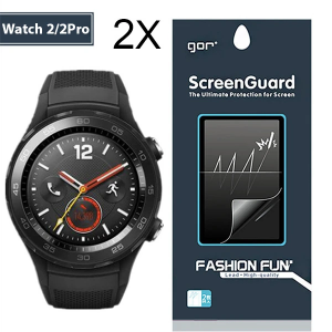 GOR HUAWEİ WATCH 2/ WATCH 2 PRO DARBE EMİCİ EKRAN KORUYUCU 2 ADET SET-(5775)