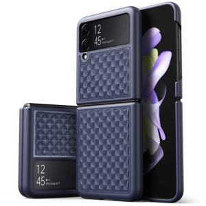 Dux Ducis Venice Series Samsung Galaxy Z Flip4 5G için Premium Deri Kılıf-(5775)