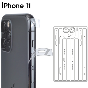 İPhone 11 6.1 Hidrojel Hayalet Yan Alt Üst Kamera Kaplama Film-(5775)