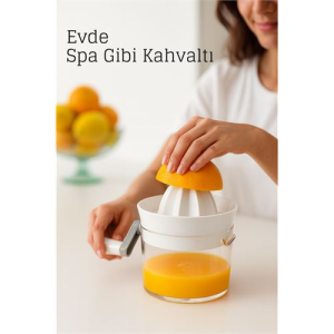 Manuel Kollu Narenciye Sıkacağı – 500 ml Kapasiteli 17x12 cm Pratik ve Dayanıklı