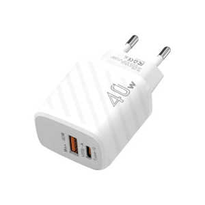 ALLY TE-PD08 40W Type-C + USB QC3.0 PD Hızlı Şarj Adaptörü Şarj Başlığı-(5775)