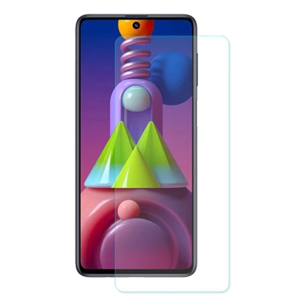 ALLY Sm Galaxy M51 Tempered Kırılmaz Cam Ekran Koruyucu-(5775)