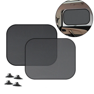 Ally Araç Oto Yan Cam Vantuzlu Güneşlik Kalkan 2 Adet 36x44cm-(5775)