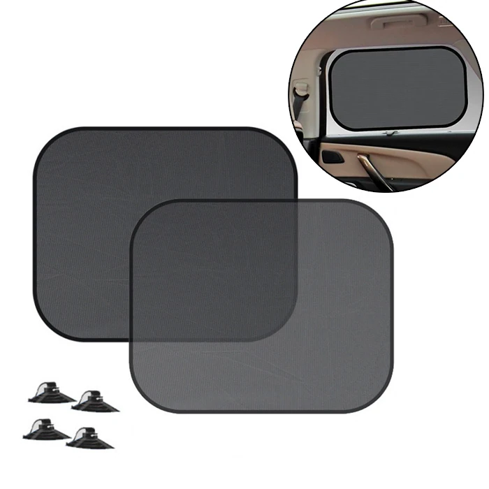 Ally Araç Oto Yan Cam Vantuzlu Güneşlik Kalkan 2 Adet 36x44cm-(5775)