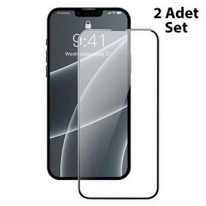 Baseus iPhone 13 Mini 0.23mm Full Kavisli Ekran Koruyucu Cam 2 Adet-(5775)