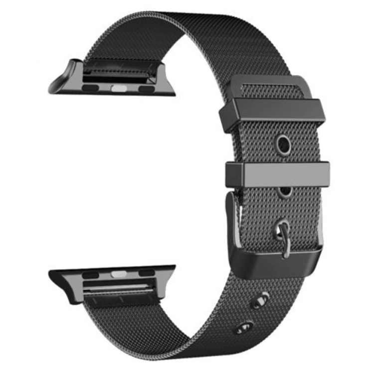 Ally Apple Watch 7-8 45mm 6-5-4 44mm Watch Ultra 49mm Kayış Kordon Çelik Klasik Toka 3-2-1 42mm-(5775)