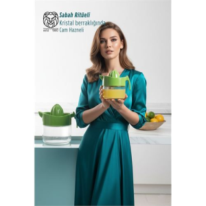 Cam Hazneli 300 ml Lüks Limon ve Portakal Sıkacağı 114 cm