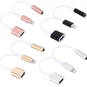 iPhone 14-13-12-11 3.5mm Kulaklık ve Şarj Dönüştürücü-(5775)