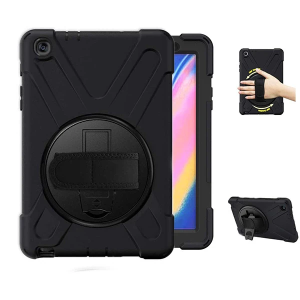 Ally Galaxy Tab  P200-P205 3 Katmanlı Standlı Zırh Kılıf-Shockproof-(5775)