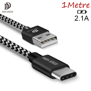 DUX DUCIS Usb Type C Kopmaz Yırtılmaz Usb kablo Hızlı Şarj 1 metre-(5775)
