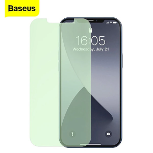BASEUS  İPhone 12/ 12 Pro 6.1 0.30mm Full Tempered Cam Ekran Koruyucu 2Set Anti-Bluelight-(5775)