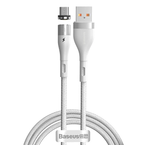 Baseus Zinc Safe Manyetik Usb Kablo Şarj Android Micro 2.1A 1Metre-(5775)