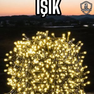 Led Işık 10 Metre Gün Işığı Parlak ve Doğal Ağaç Süsleme