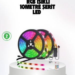 Müziğe Duyarlı Renkli Smart Şerit LED Işık USB Bağlantılı Ambiyans Aydınlatma