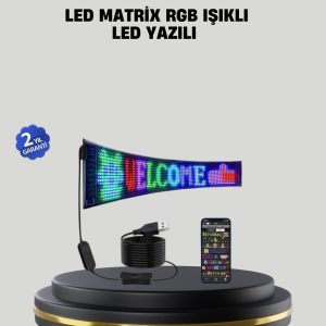 RGB LED Panel Renkli Işık Efektli Dekoratif Aydınlatma