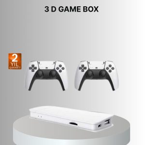 3D ve 4K Görüntü Kaliteli Çok Oyunculu Retro Oyun Konsolu