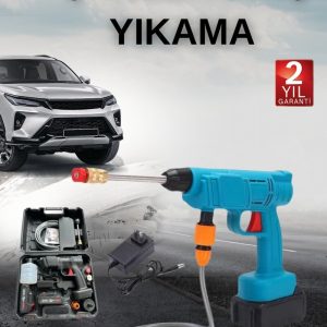 Şarjlı Oto Yıkama Bahçe Sulama Tabancası Makinesi Yüksek Basınçlı