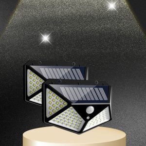 Solar Sensörlü Duvar Lambası Bahçe Lambaso Parlak Beyaz Işık Suya Dayanıklı