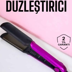 Saç Düzleştirici Isı Ayarlı Seramik Kaplama Döner Kablo Yıpranma Karşıtı