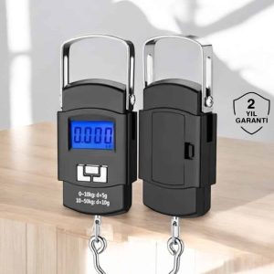 El Terazisi Dijital Göstergeli Pilli 50 Kg Ağırlık Ölçer