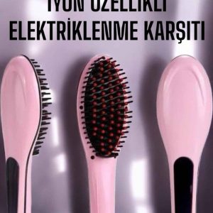 Saç Düzleştirici Tarak Isı Ayarlı Yıpranma Önleyici Düzleştirici Fön Tarak