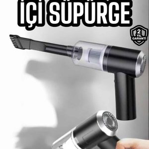 Araç İçi Süpürge Filtreli Şarjlı Süpürge Vakumlu Yıkanabilir