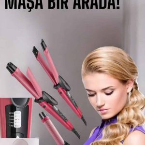 Saç Şekillendirici Düzleştirici Ve Maşa Isı Ayarlı