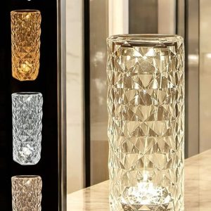 Dokunmatik Kristal Gece Lambası Hediyelik