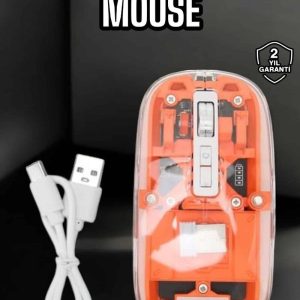 Kablosuz Mouse Fare 5.0 Bluetooth Bağlantılı USB Girişli