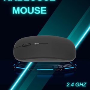 Siyah Wireless Kablosuz Sessiz Mouse Bluetooth Bağlantılı