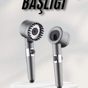 Masaj Etkili Turbolu Çok Fonksiyonlu Filtreli Duş Başlığı Yeni Nesil