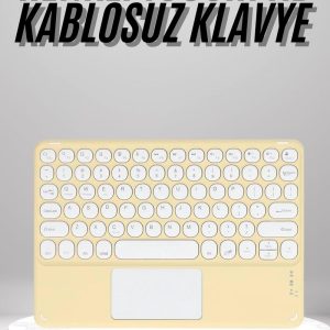 Touchpad Uyumlu Bluetooth Klavye Slim Kablosuz Wifi Q Klavye