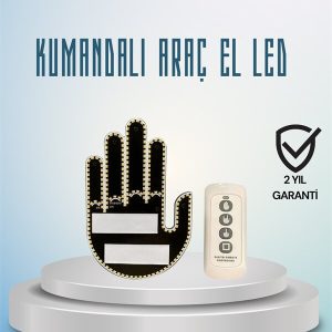 Aracınız İçin Eğlenceli ve Güvenli İletişim: LED Jest Lambası Uzaktan Kumandalı Kolay Montaj