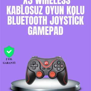 Android Uyumlu Gamepad X3 Game Stick Oyun Kolu Bluetooth Bağlantılı
