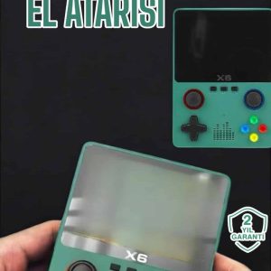 3.5 İnç Ekran 1000 Oyunlu Oyun Konsolu El Atarisi Miüzik Dinleme ve Kitap Okuma